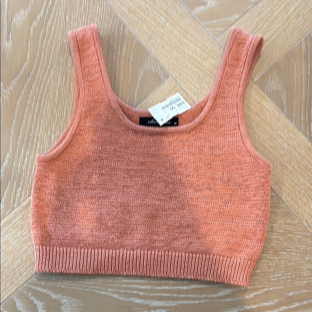 Aritzia Coral Knit Tank Top